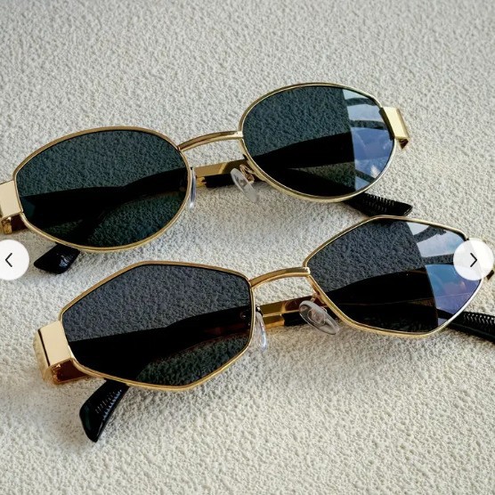 Street Fashion Glasses - Kacamata Hitam Bingkai Bulat Trendy untuk