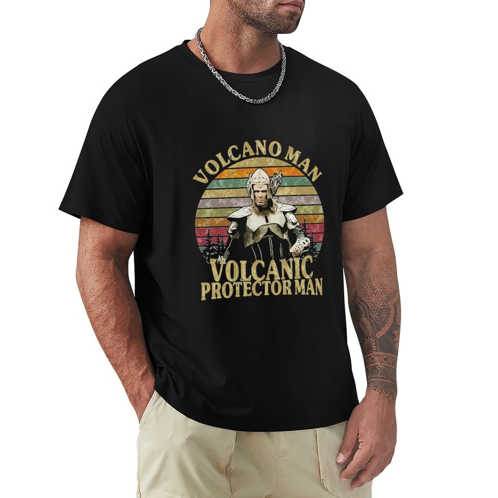 Street Fashion Essentials - Kaos Volcano Man Essential T-Shirt Gaya