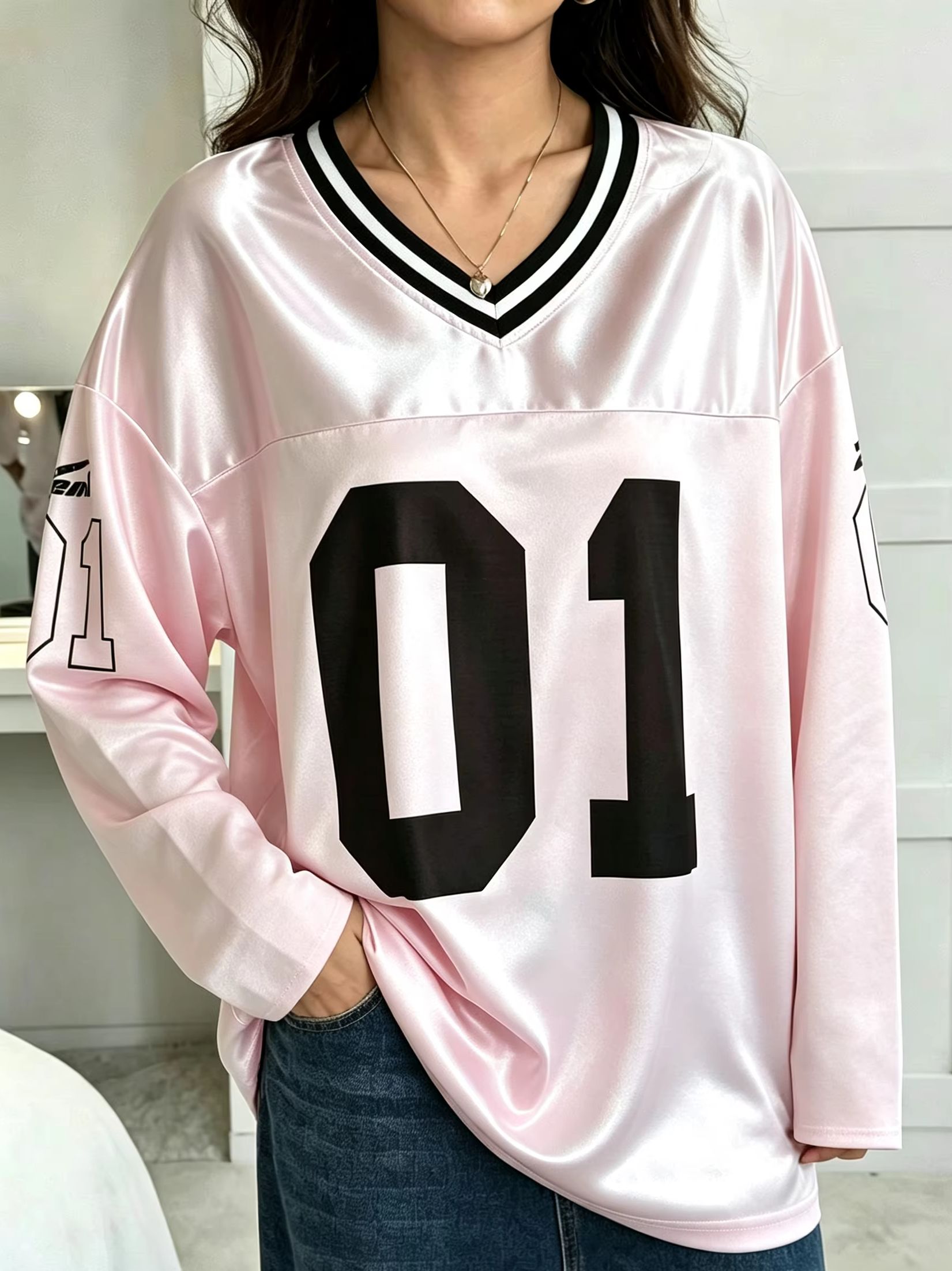 Street Fashion Vintage - Kaos Lengan Panjang Pria Wanita Vintage