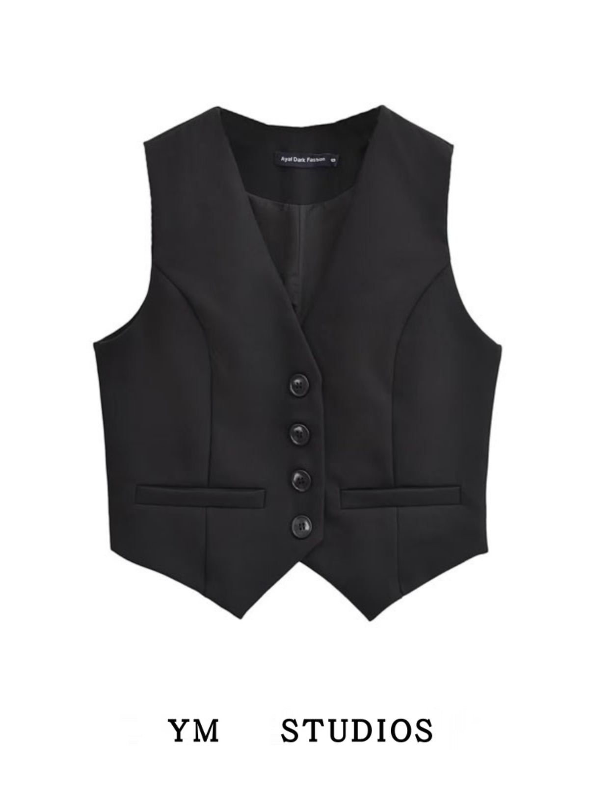 Street Fashion Essentials - Jaket bergaya Amerika, pendek, kerah V,