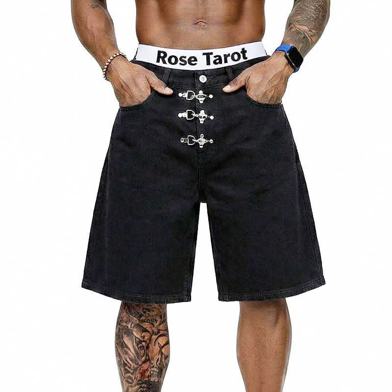 Street Fashion Baggy - Celana Jeans Pendek Model Baggy dengan