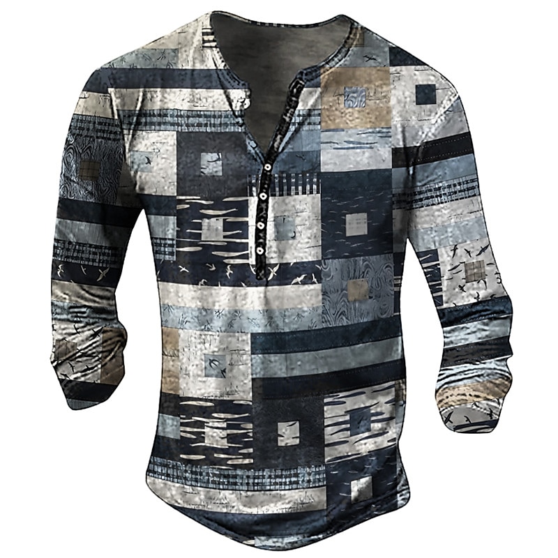Longline Tee Oversized - Kaus Pria Vintage Kaus Grafis Kaus