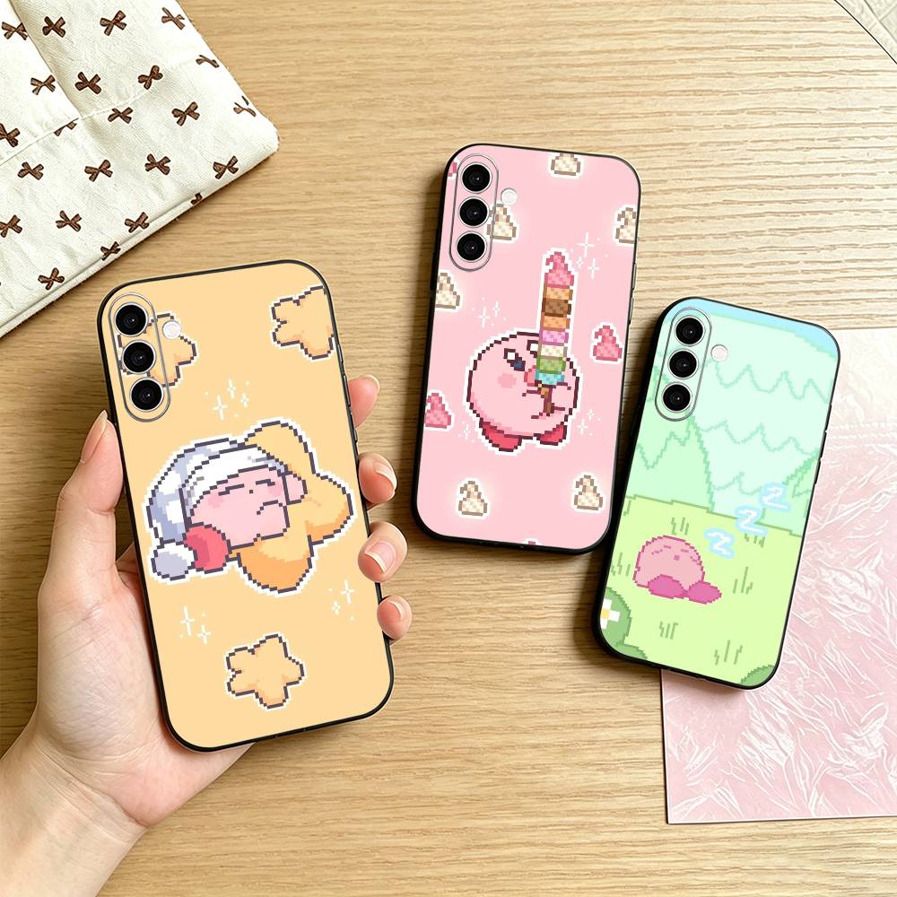 Street Fashion Official - Casing Ponsel Kartun Pink Pixel K-kirbys-KK
