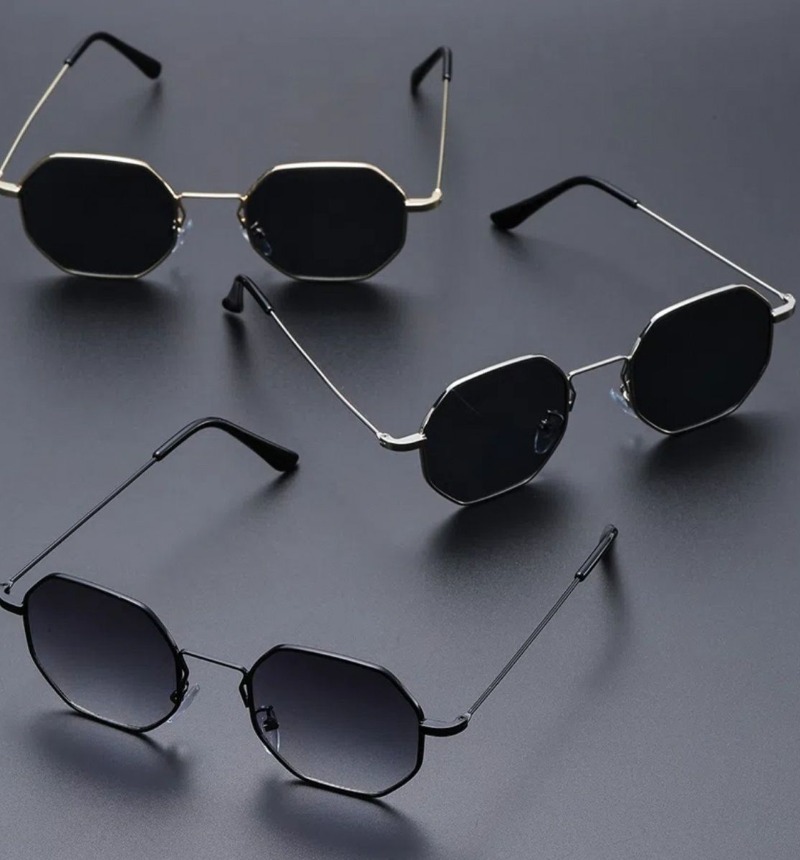 Street Fashion Glasses - Kacamata Hitam Kotak Kecil Seksi Wanita