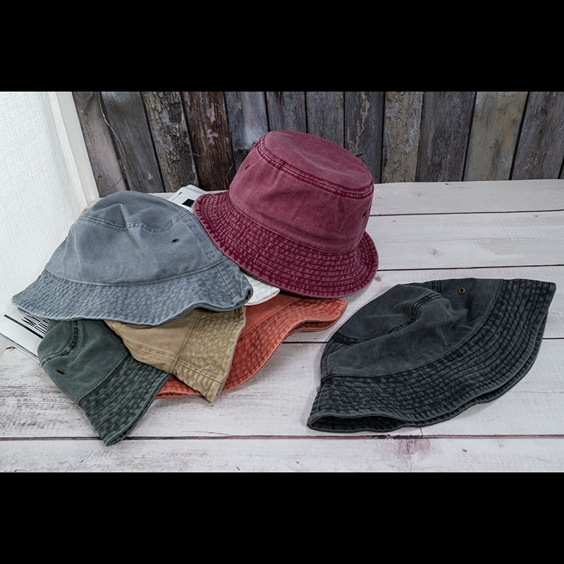 Topi Bucket Uniseks Baru Topi  - Bucket Hat Embroidered ulasan dan harga