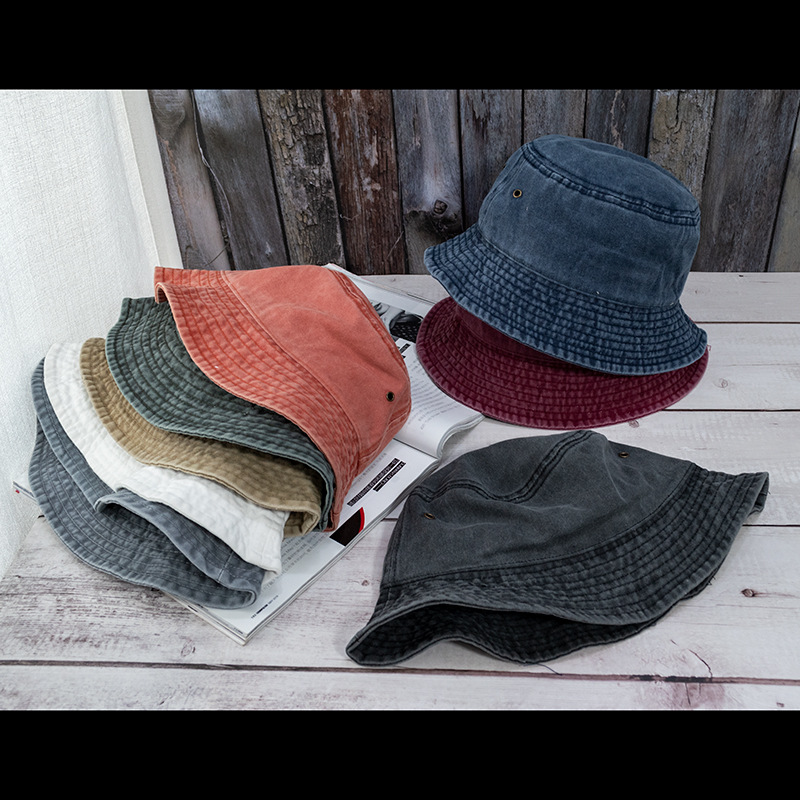 Topi Bucket Uniseks Baru Topi  - Bucket Hat Embroidered ulasan dan harga