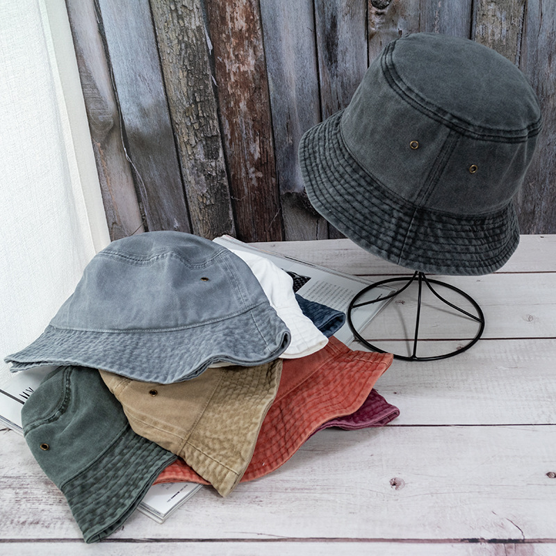 Topi Bucket Uniseks Baru Topi  - Bucket Hat Embroidered ulasan dan harga