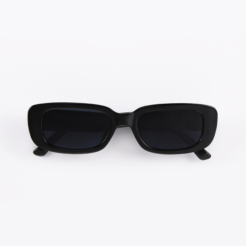 1/4 Buah Kacamata Hitam Perseg - Street Fashion Glasses ulasan dan harga