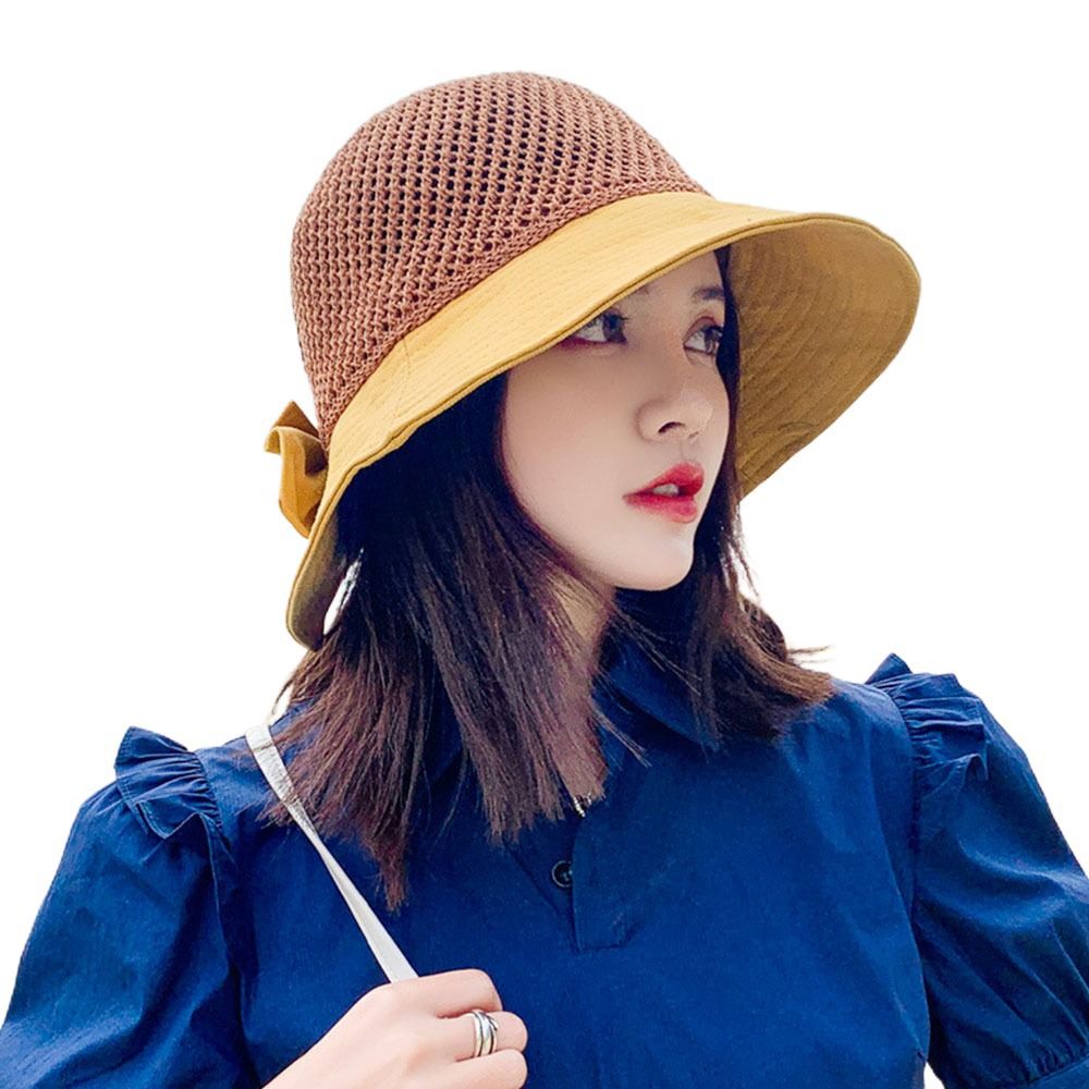 Topi Bucket Pelindung UV Musim - Bucket Hat Embroidered ulasan dan harga