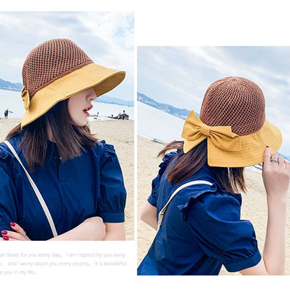 Topi Bucket Pelindung UV Musim - Bucket Hat Embroidered ulasan dan harga