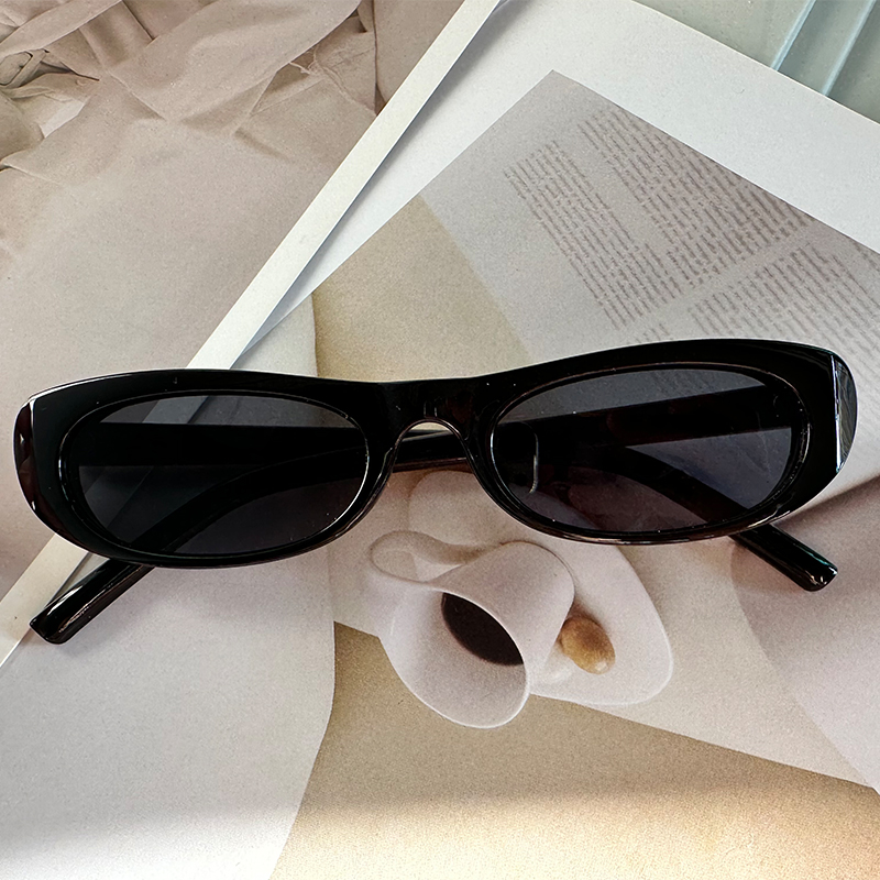 Kacamata Hitam Oval Retro Wani - Street Fashion Glasses ulasan dan harga
