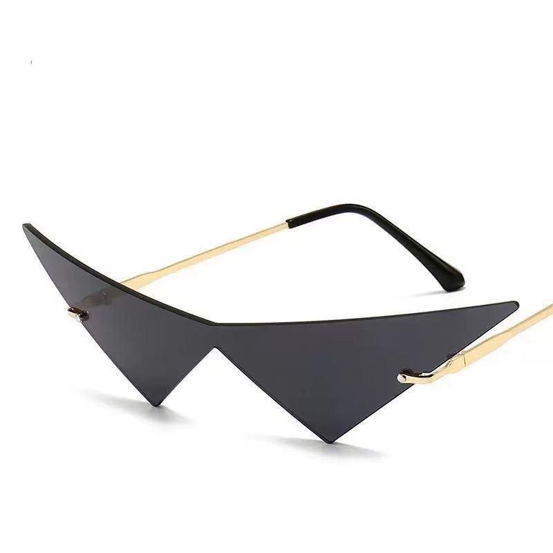 Kacamata Hitam Segitiga, Kacam - Street Fashion Glasses ulasan dan harga