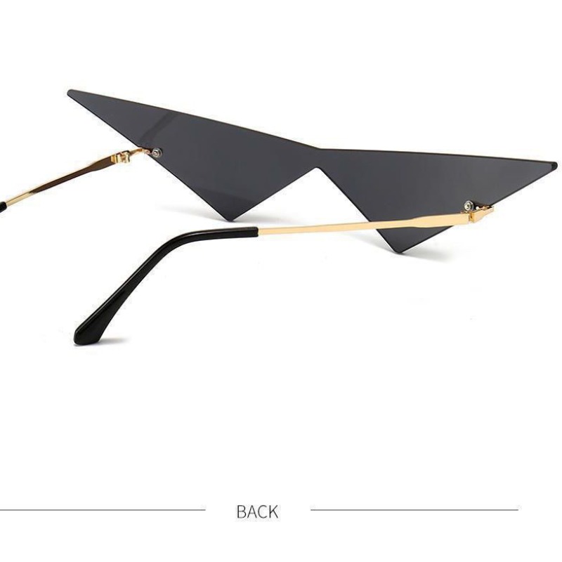 Kacamata Hitam Segitiga, Kacam - Street Fashion Glasses ulasan dan harga