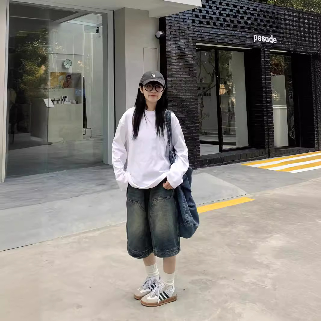 Celana Pendek Jeans Baggy Vint - Street Fashion Vintage ulasan dan harga