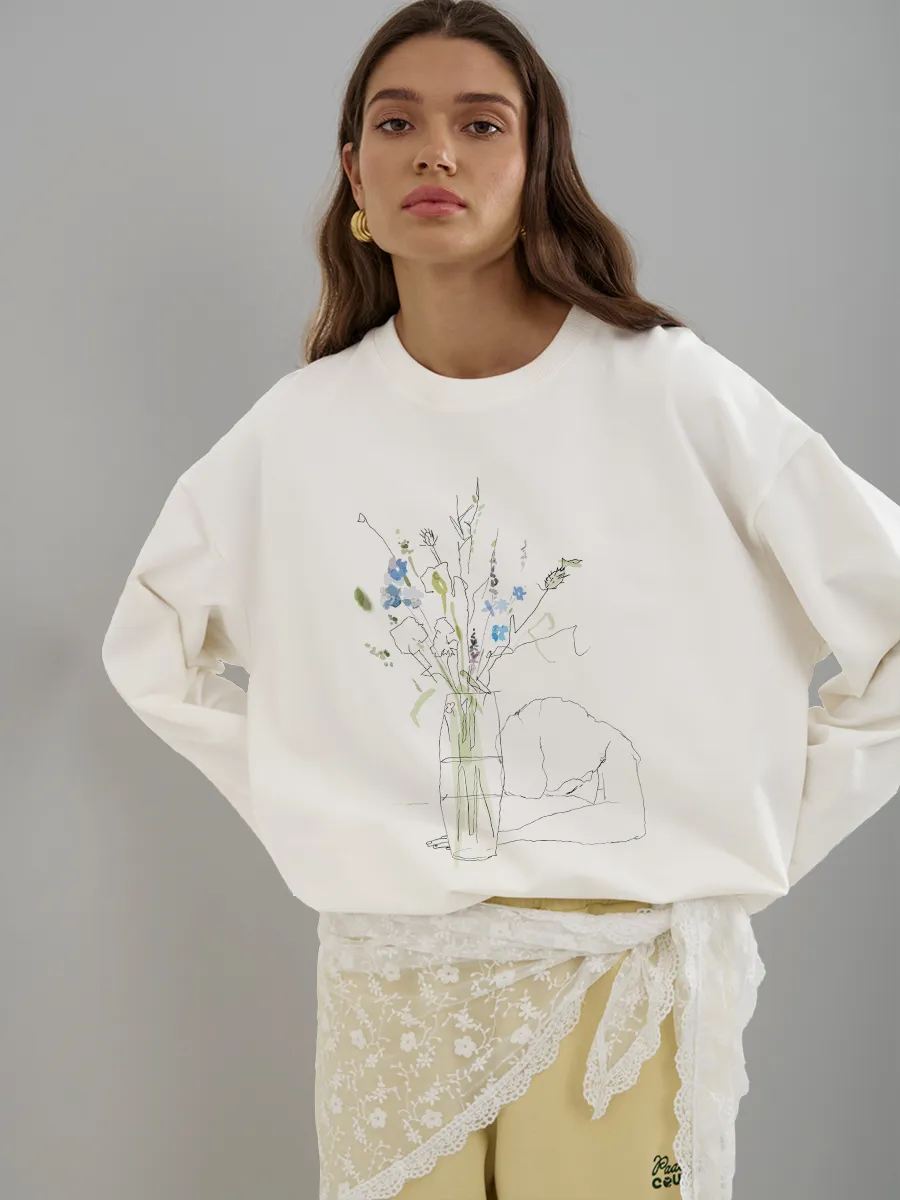 Kaos Wanita Lengan Panjang Mus - Longline Tee Oversized ulasan dan harga