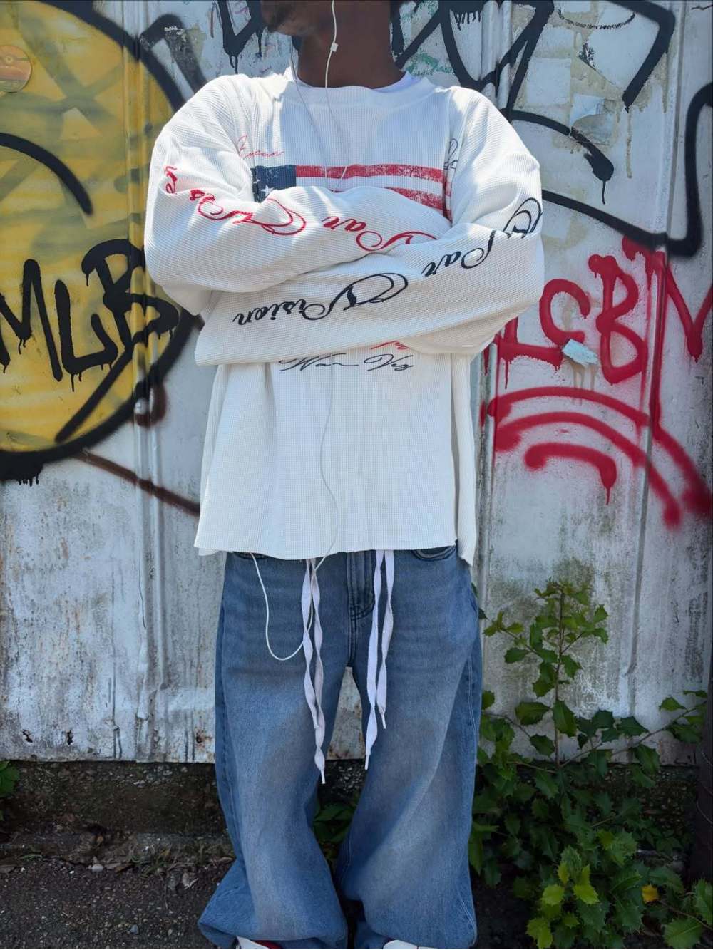 Atasan lengan panjang gaya waf - Street Fashion Styles ulasan dan harga