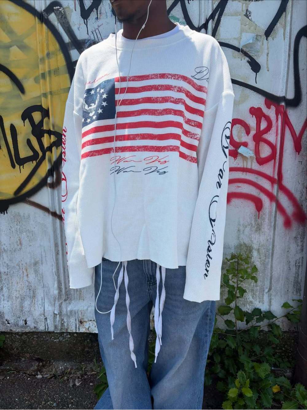 Atasan lengan panjang gaya waf - Street Fashion Styles ulasan dan harga