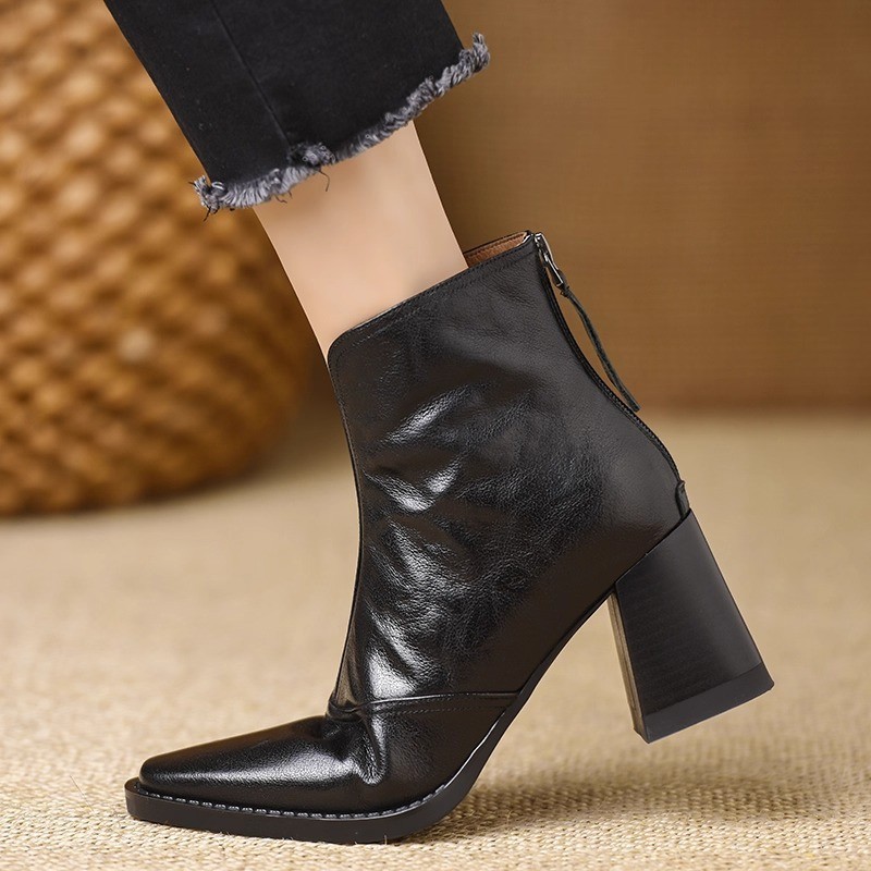 Sepatu Bot Pergelangan Kaki Wa - Street Fashion Luxury ulasan dan harga