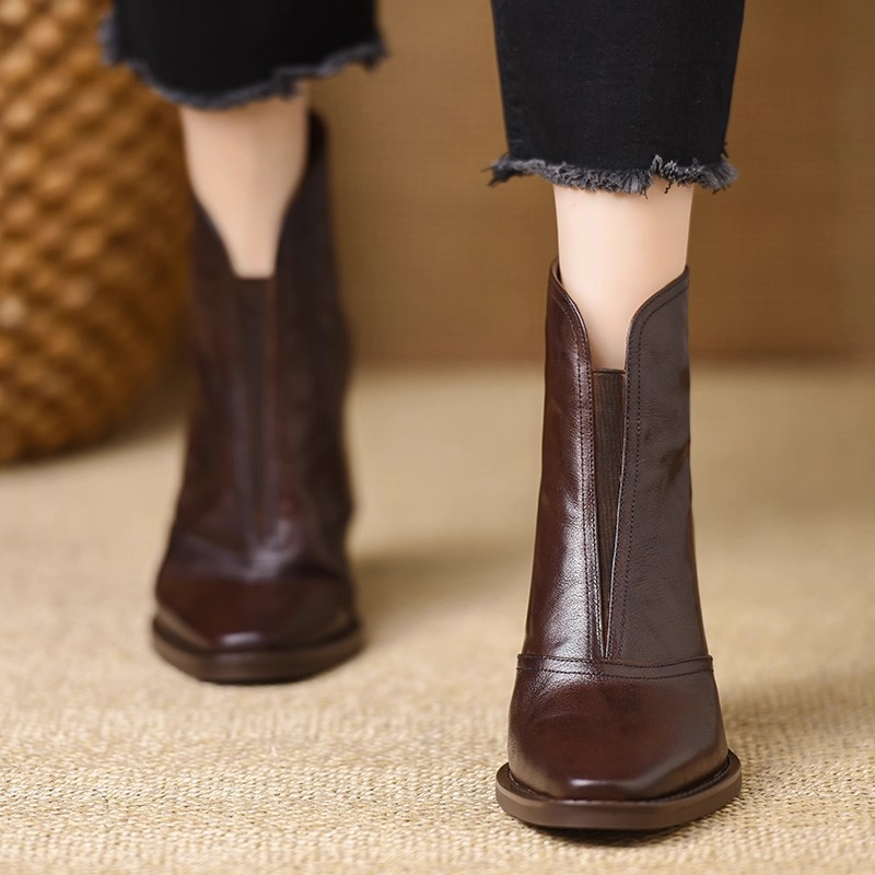 Sepatu Bot Pergelangan Kaki Wa - Street Fashion Luxury ulasan dan harga