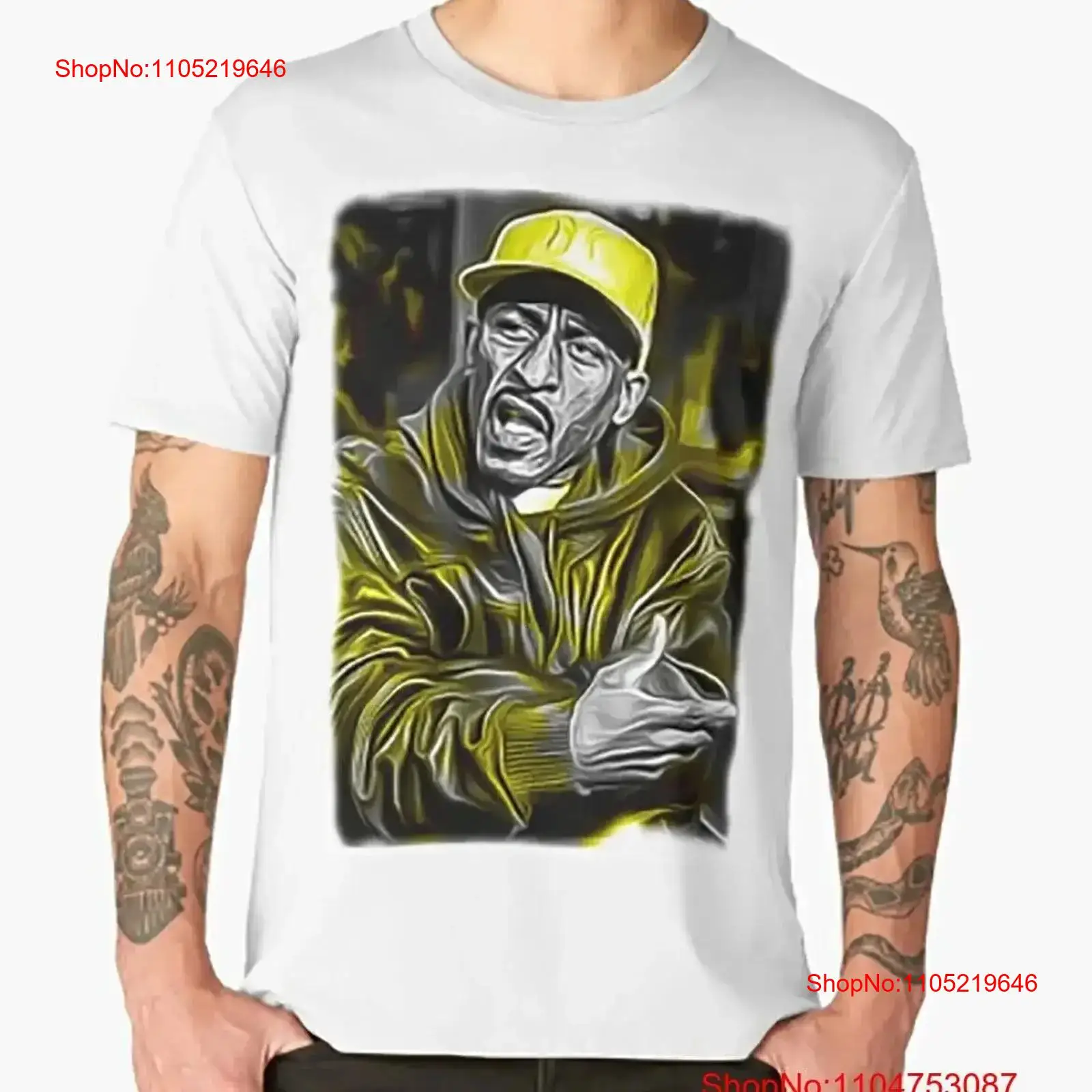 Kaos Rakim Rapper Klasik Rap H - Street Fashion Baggy ulasan dan harga