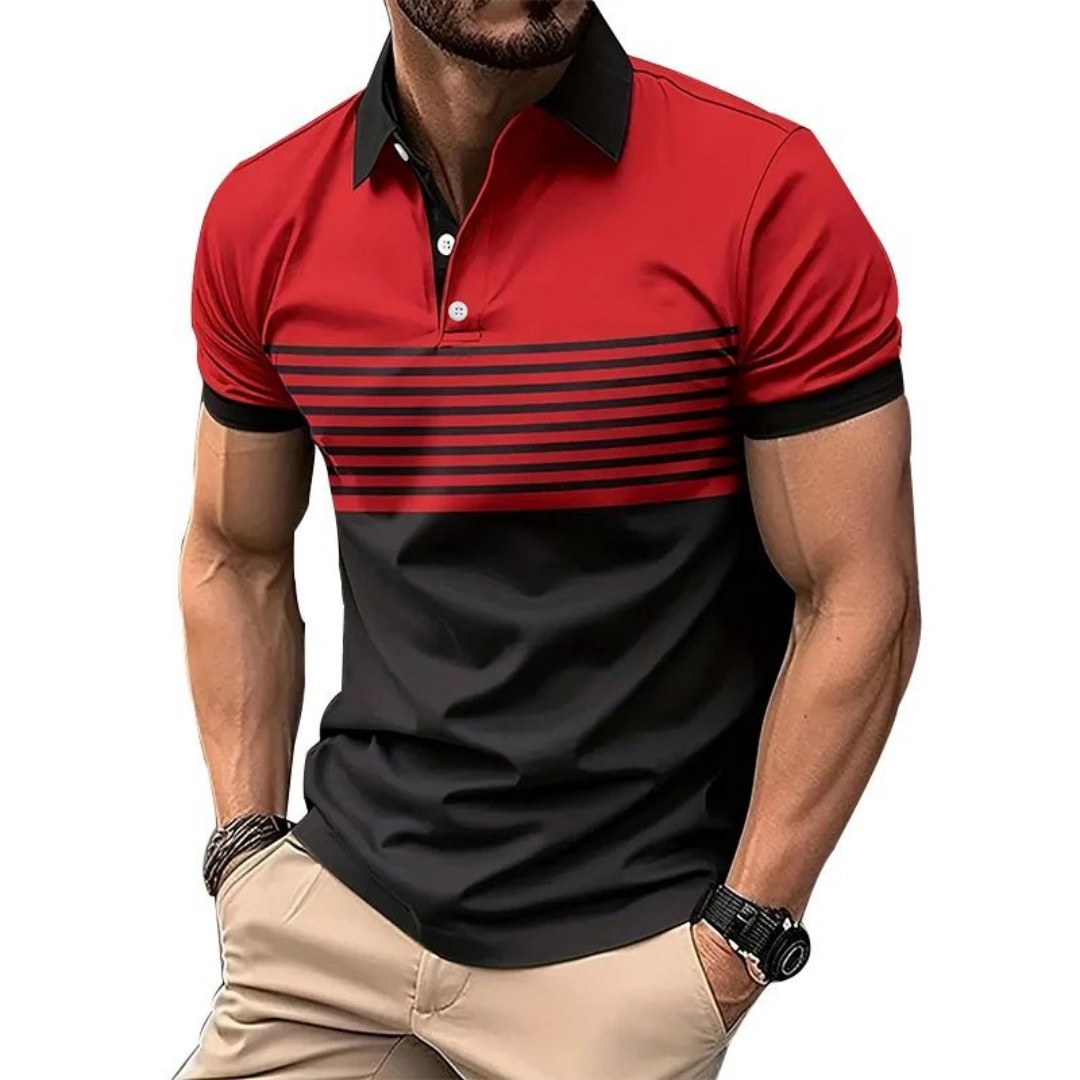 Kemeja POLO pria baru musim pa - Street Fashion Men 2025 ulasan dan harga