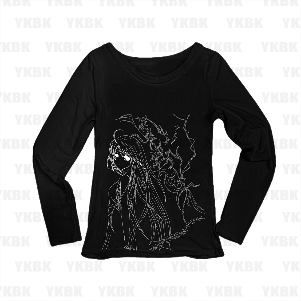 Kaos Wanita Lengan Panjang Put - Longline Tee Oversized ulasan dan harga
