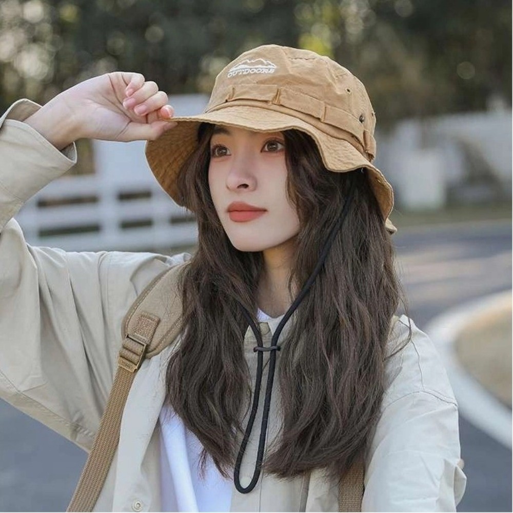 Topi Mendaki Gunung Unisex, To - Bucket Hat Embroidered ulasan dan harga