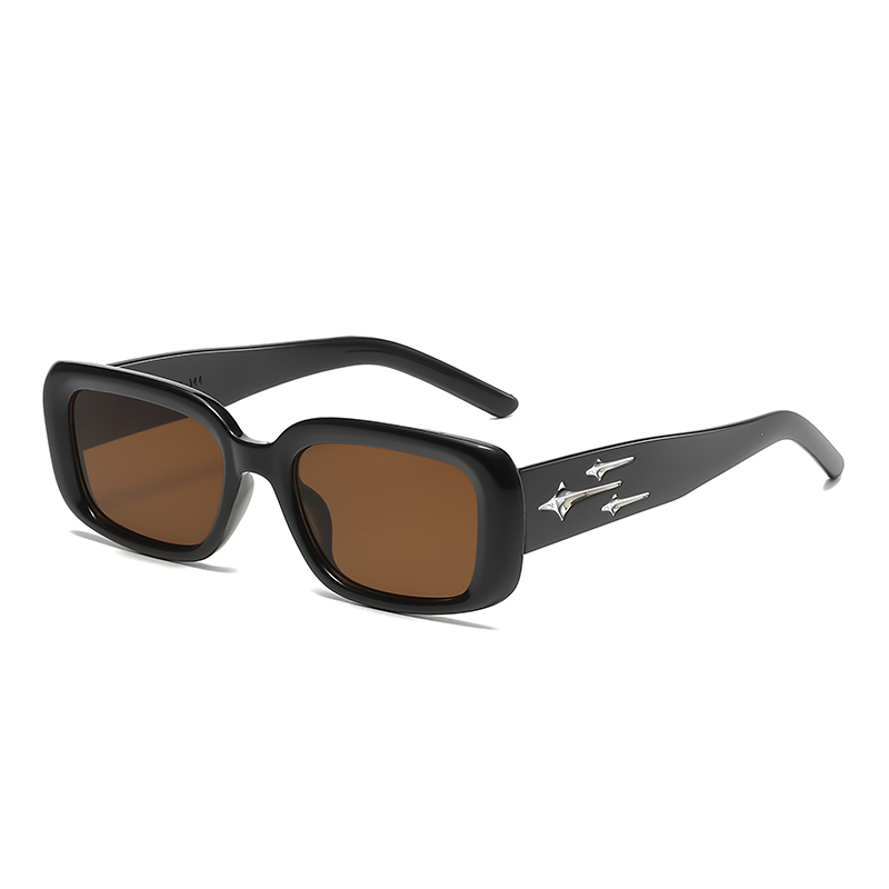 Kacamata Hitam Persegi Kecil G - Street Fashion Glasses ulasan dan harga