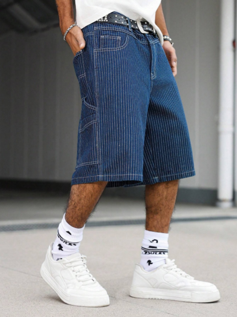 Celana Pendek Denim Baggy Moti - Street Fashion Baggy ulasan dan harga