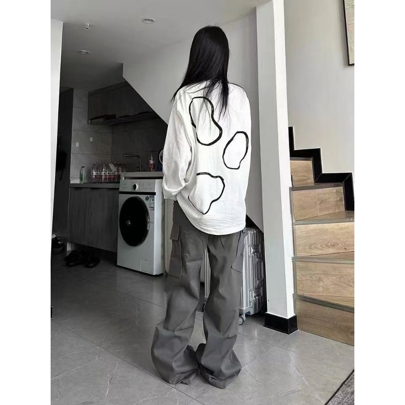 Sweatshirt wanita ukuran besar - Longline Tee Oversized ulasan dan harga